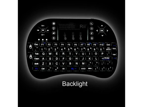 Wireless Mini Keyboard with Touchpad — Bluetooth Keyboard, Rii