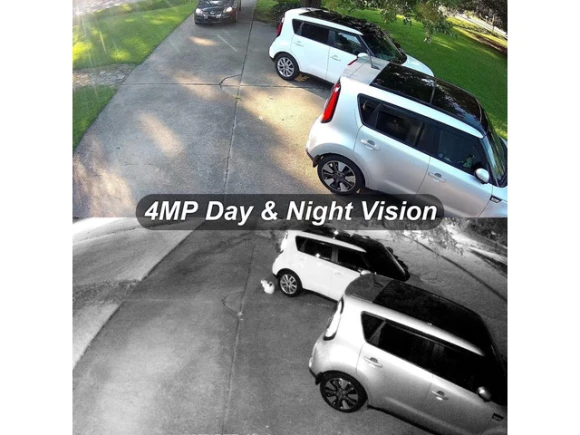 4 MP PoE IP Dome Surveillance Camera, 2.8 mm Lens — Security Camera, Anpviz