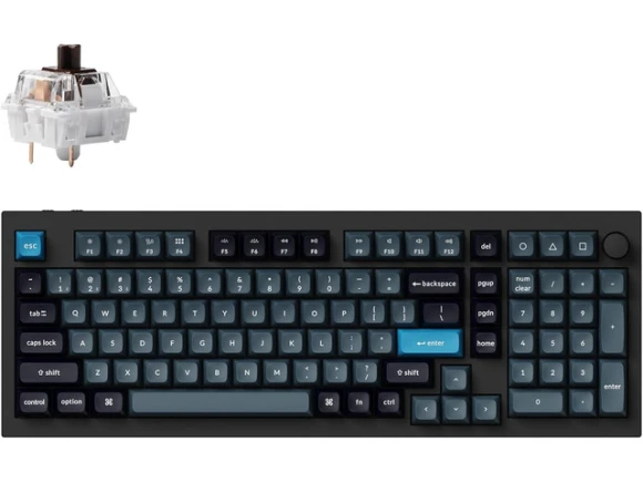 96% Wireless Mechanical Keyboard with Programmable Knob — Bluetooth Keyboard, Keychron