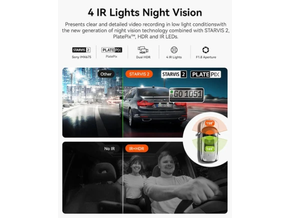 Dual Dash Camera — Dash Cam, VANTRUE
