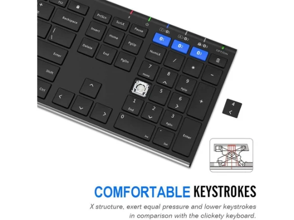 Full-Size Bluetooth Keyboard — Bluetooth Keyboard, Arteck