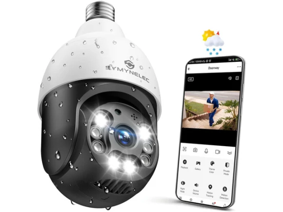 Light Bulb Security Camera — Security Camera, SYMYNELEC