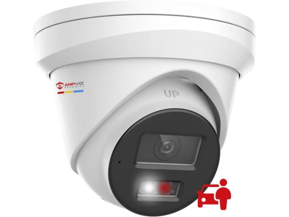 Outdoor PoE IP Security Turret Camera — Security Camera, Anpviz