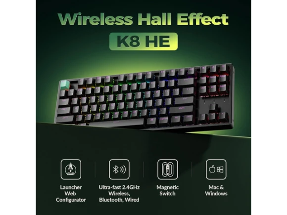 TKL Mechanical Keyboard — Bluetooth Keyboard, Keychron