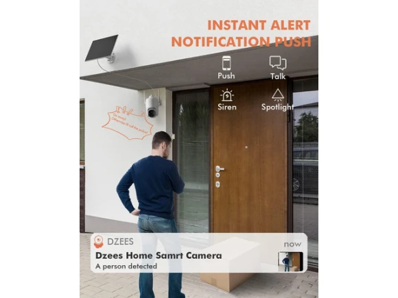 Wireless Outdoor Security Camera — Security Camera, DZEES