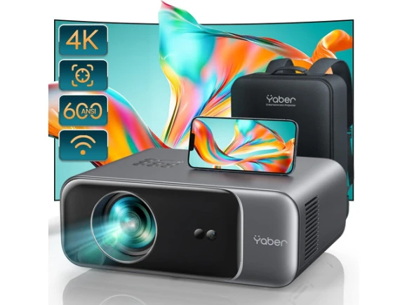 1080P Projector with Auto Focus — Smart Projector, Yaber
