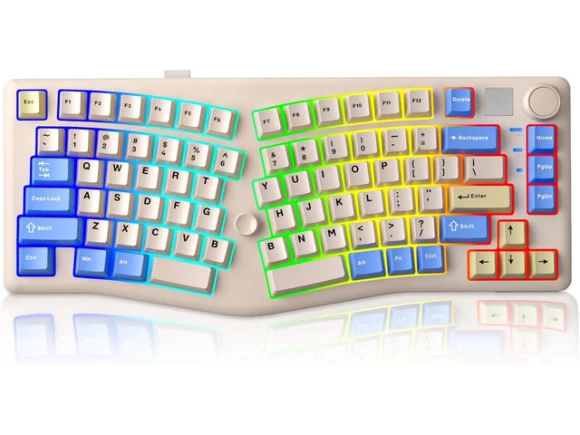 75% RGB Backlit Keyboard — Bluetooth Keyboard, LEOBOG