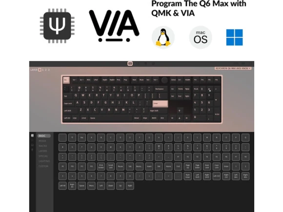 White Full-Size Mechanical Keyboard — Bluetooth Keyboard, Keychron