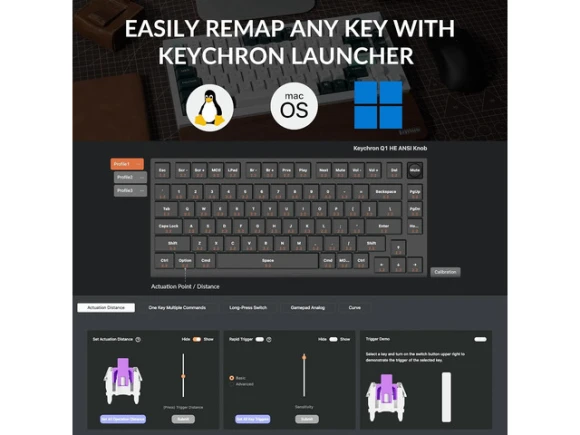 Wireless custom keyboard — Bluetooth Keyboard, Keychron