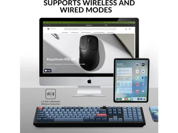 Wireless Custom Mechanical Keyboard — Bluetooth Keyboard, Keychron