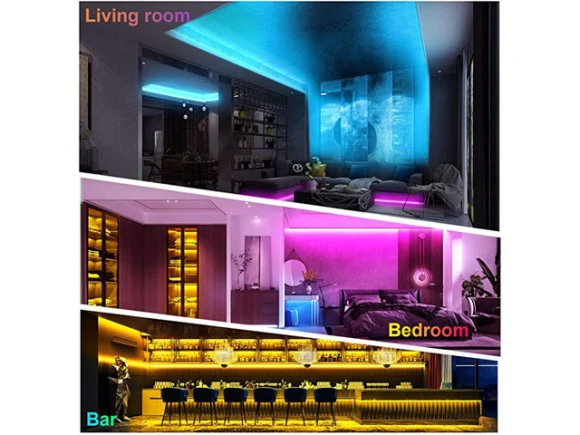 40FT LED Strip Lights, RGB, Bluetooth — LED Strip Lights, ViLSOM