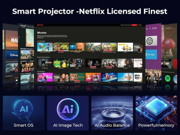 4K Designation Projector — Smart Projector, Explus-C