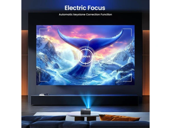 Grey Projector with screen — Smart Projector, Explus-C