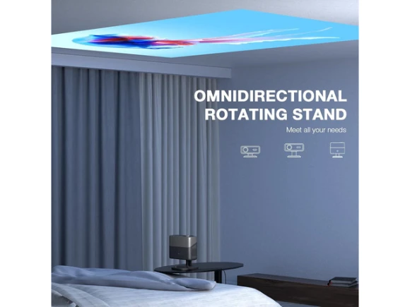 Projector with omnidirectional rotating stand — Smart Projector, Explus-C