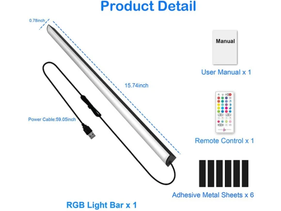 RGB Light Bar — LED Strip Lights, maylit