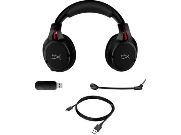 Black-Red Wireless Gaming Headset — Wireless Earbuds, HyperX