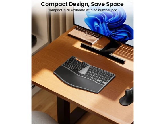 Bluetooth Ergonomic Keyboard — Bluetooth Keyboard, ProtoArc