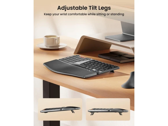 Bluetooth Ergonomic Keyboard — Bluetooth Keyboard, ProtoArc