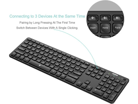 Full-Size Wireless Bluetooth Keyboard — Bluetooth Keyboard, Arteck