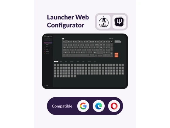 Purple 96% Mechanical Keyboard — Bluetooth Keyboard, Keychron