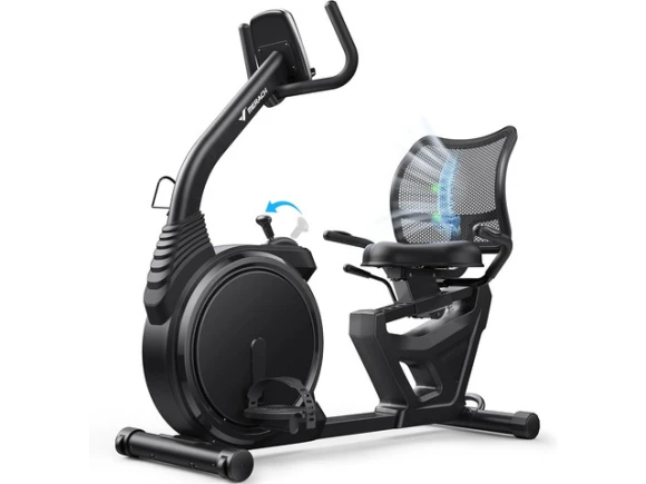 Recumbent Exercise Bike — Connected Equipment, MERACH