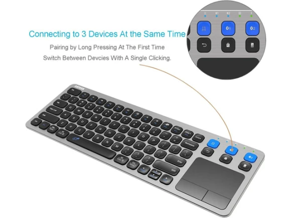 Wireless TV Keyboard with Touchpad — Bluetooth Keyboard, Arteck
