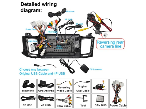 10.1-inch Car Stereo Radio for Toyota RAV4 2013–2018 — Car Infotainment System, KSPIV