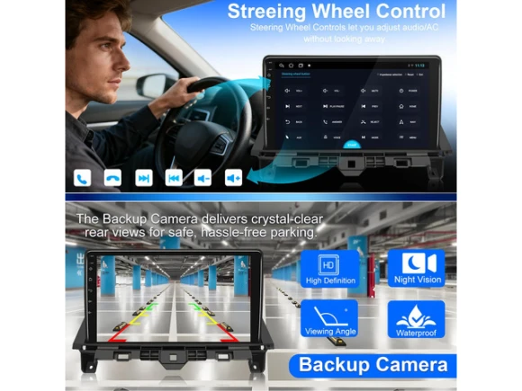 10-Inch Car Stereo Radio for Honda Accord (2008–2012) — Car Infotainment System, KSPIV