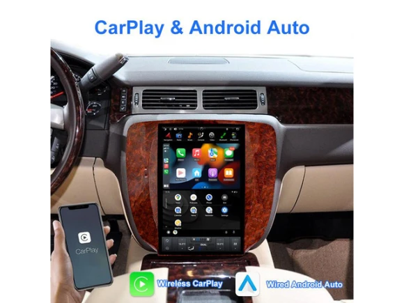 12.1-inch Car Stereo Head Unit for GMC Yukon, Chevrolet Tahoe and Chevrolet Silverado, 2007–2012 — Car Infotainment System, KSPIV