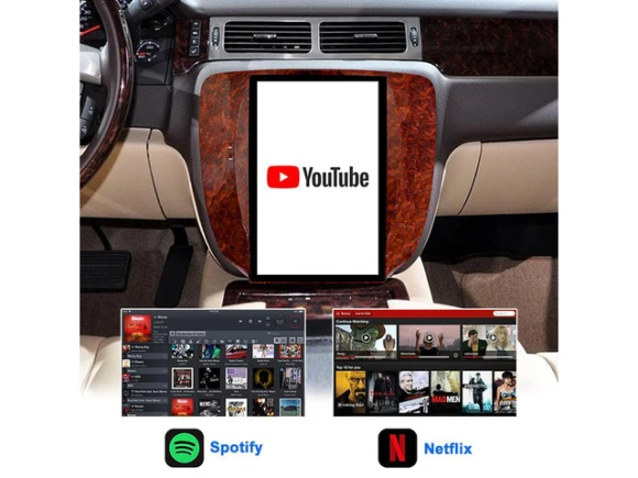 12.1-inch Car Stereo Head Unit for GMC Yukon, Chevrolet Tahoe and Chevrolet Silverado, 2007–2012 — Car Infotainment System, KSPIV
