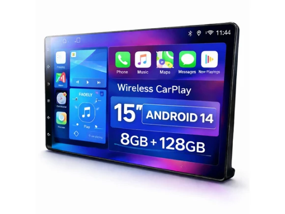 15-Inch Android Car Stereo for Toyota Tacoma and 4Runner, 2024–2026 — Car Infotainment System, KSPIV