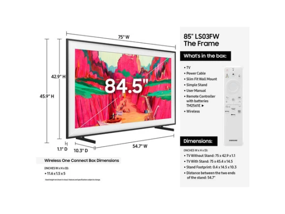 85-Inch Smart TV — Smart TV, Samsung