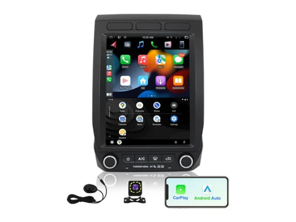 In-Dash Head Unit for Ford F150 / Raptor, 2015–2021 — Car Infotainment System, KSPIV