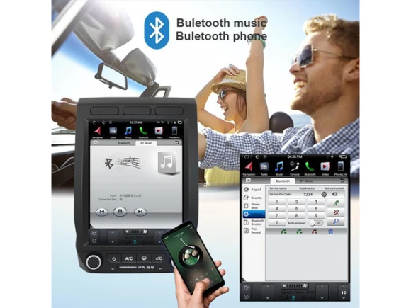 In-Dash Head Unit for Ford F150 / Raptor, 2015–2021 — Car Infotainment System, KSPIV