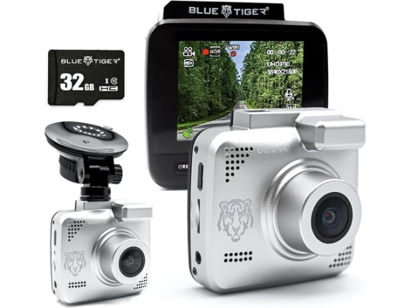 4K Ultra HD Dash Cam — Dash Cam, Blue Tiger