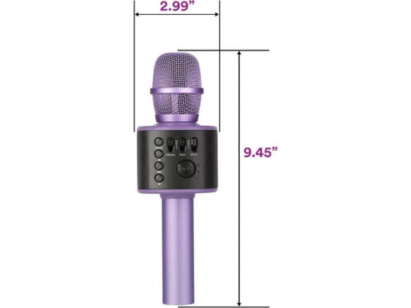 Lilac Wireless Bluetooth Karaoke Microphone — Karaoke Machine, TOOYA