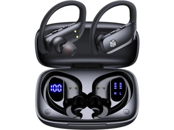 Black Wireless Earbuds — Wireless Earbuds, TOOYA