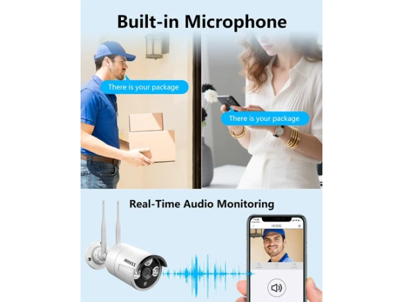 Wireless WiFi Outdoor Security Camera System — Security Camera, TOOYA