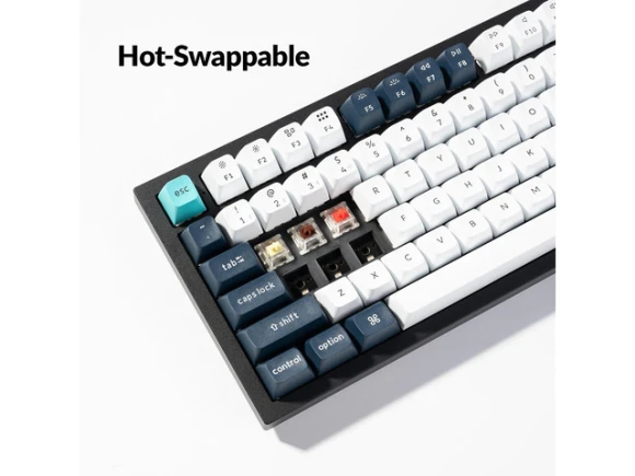 Black Full-Size Mechanical Keyboard — Bluetooth Keyboard, Keychron