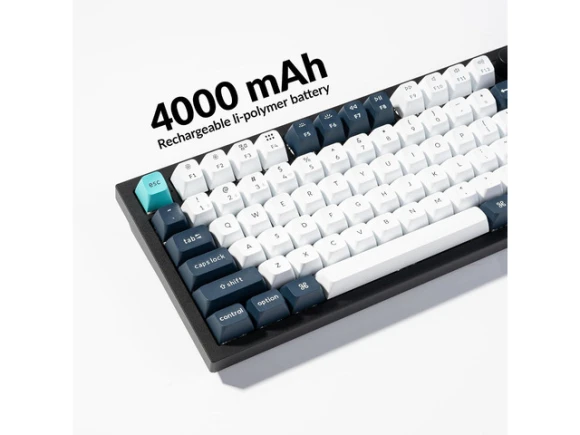 Black Full-Size Mechanical Keyboard — Bluetooth Keyboard, Keychron