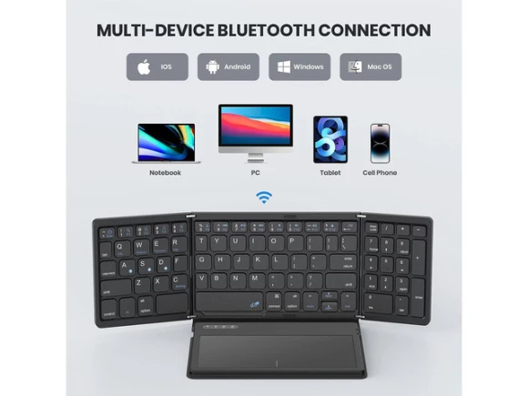 Foldable Bluetooth Keyboard — Bluetooth Keyboard, GEODMAER