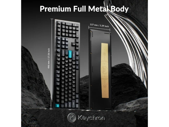 Full-Size Mechanical Keyboard — Bluetooth Keyboard, Keychron