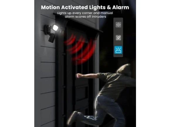 Outdoor Floodlight Security Camera — Security Camera, iegeek