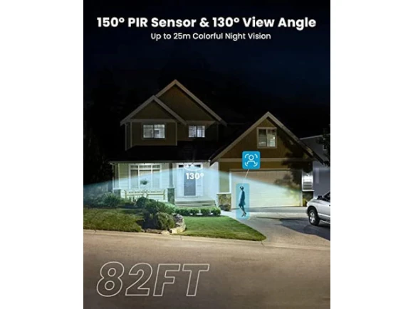 Outdoor Floodlight Security Camera — Security Camera, iegeek