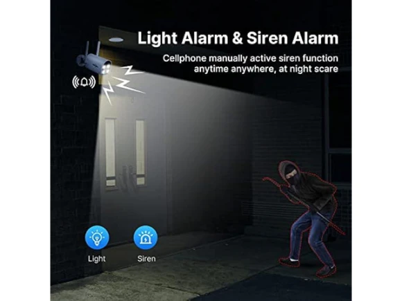 Outdoor WiFi Security Camera — Security Camera, Hiseeu