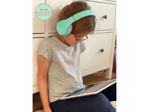 Over-ear Bluetooth wireless headphones for kids — Wireless Earbuds, PowerLocus