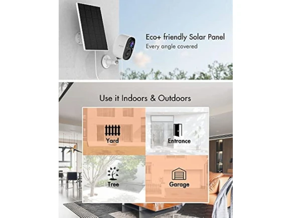 Wireless Outdoor Security Camera — Security Camera, DZEES