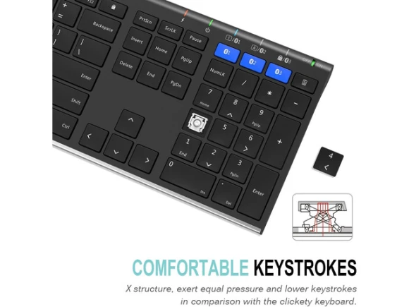 Full-Size Bluetooth Keyboard — Bluetooth Keyboard, Arteck