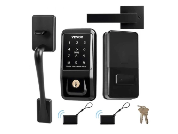 Keyless Entry Door Lock with Handle Set — Smart Lock, VEVOR
