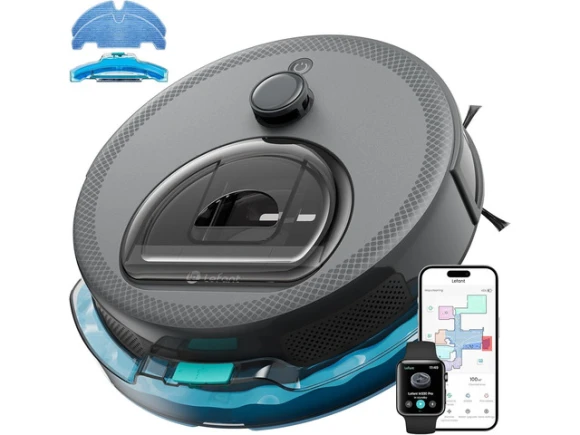 Robot Vacuum and Mop, Grey — Robot Vacuum, Lefant